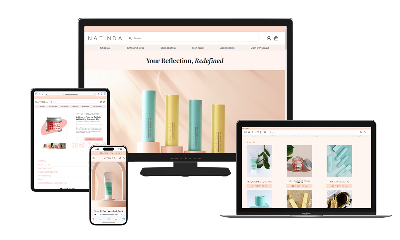 Natinda | E-commerce Website